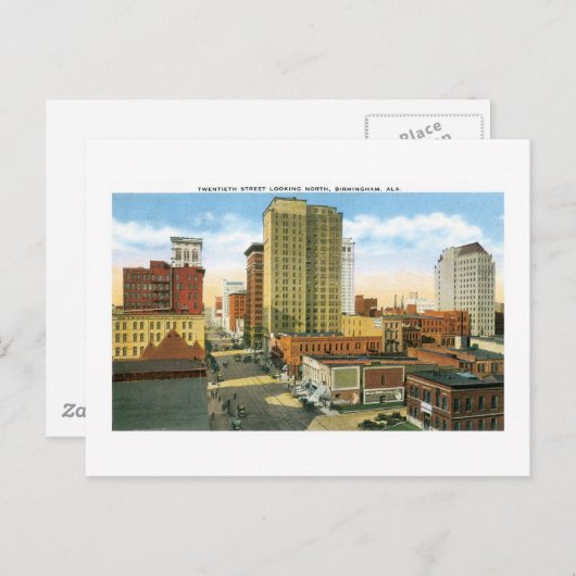 Birmingham, Alabama Briefkaart (Voorkant / Achterkant)