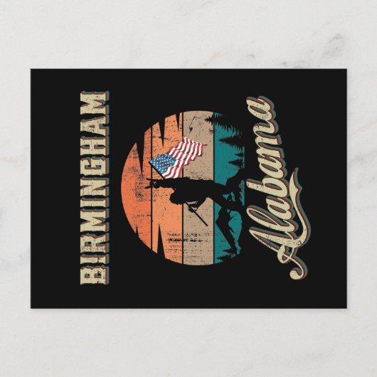 Birmingham Alabama Briefkaart (Voorkant)