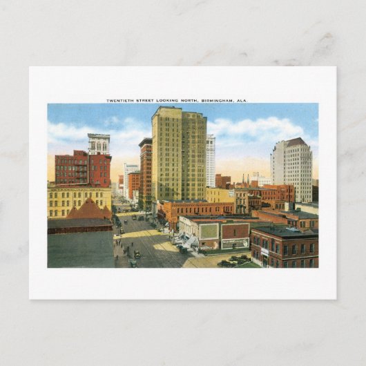 Birmingham, Alabama Briefkaart (Voorkant)