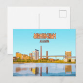 Birmingham Alabama Briefkaart (Voorkant / Achterkant)