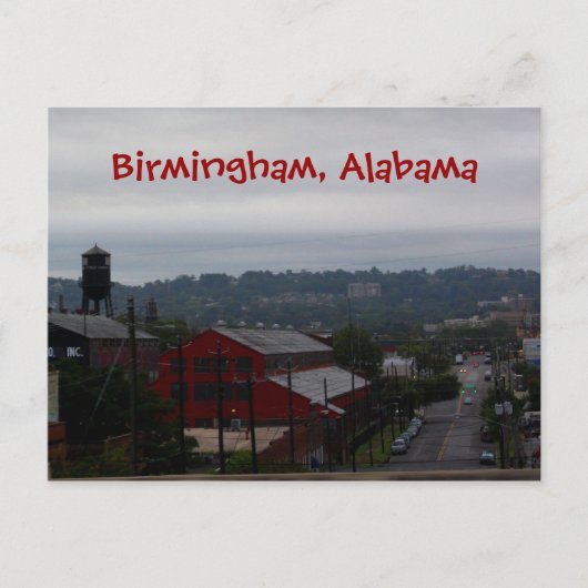 Birmingham, Alabama Briefkaart (Voorkant)