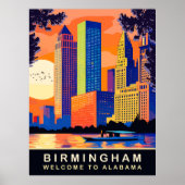 Birmingham, Alabama, Cahaba River, Reizen Poster (Voorkant)