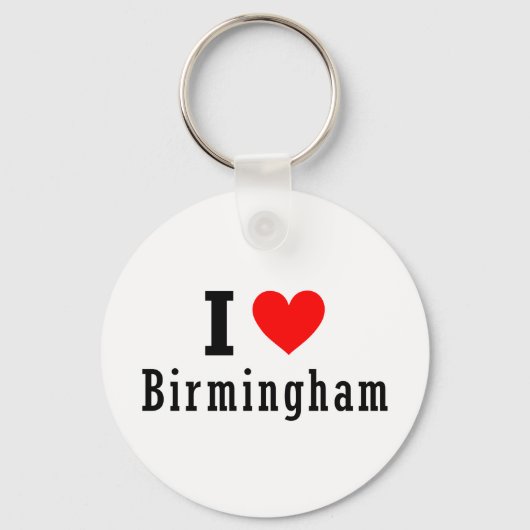 Birmingham, Alabama City Design Sleutelhanger (Voorkant)