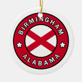 Birmingham Alabama Keramisch Ornament (Voorkant)
