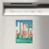 Birmingham Alabama koelkastmagneet Magneet (Insitu (Vaatwasser))