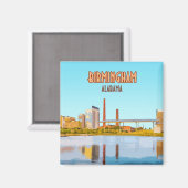 Birmingham Alabama Magneet (Voorkant / Achterkant)