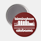 Birmingham, Alabama Magneet (Voorkant / Achterkant)