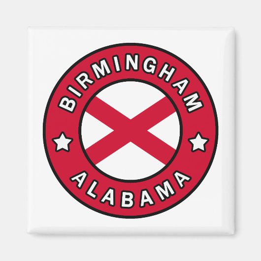 Birmingham Alabama Magneet (Voorkant)