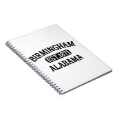 Birmingham Alabama  Notitieboek (Rechterzijde)