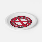 Birmingham Alabama Papieren Bordje (Gekanteld)