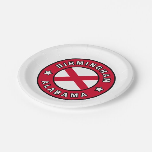 Birmingham Alabama Papieren Bordje (Gekanteld)
