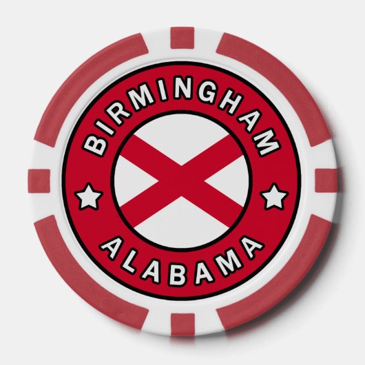Birmingham Alabama Poker Chips (Voorkant)