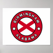 Birmingham Alabama Poster (Voorkant)