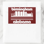 Birmingham, Alabama Rechthoekige Sticker (Tas)