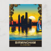 Birmingham Alabama, Reizen Briefkaart (Voorkant)