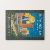 Birmingham Alabama Reizen Kunst Antiek Legpuzzel (Horizontaal)