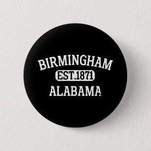 Birmingham Alabama Ronde Button 5,7 Cm