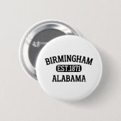 Birmingham Alabama  Ronde Button 5,7 Cm (Voorkant /achterkant)