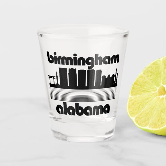 Birmingham, Alabama Shot Glas (Voorkant)