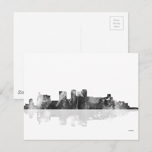 Birmingham Alabama Skyline Briefkaart (Voorkant / Achterkant)