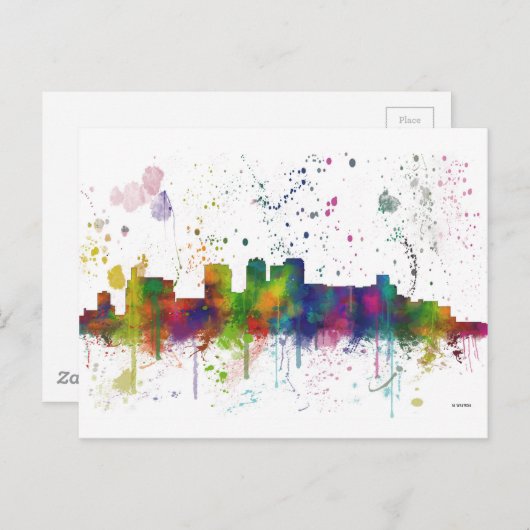 BIRMINGHAM ALABAMA SKYLINE BRIEFKAART (Voorkant / Achterkant)