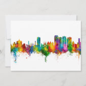 Birmingham Alabama Skyline Kaart (Voorkant)