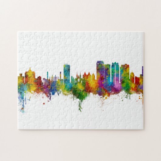 Birmingham Alabama Skyline Legpuzzel (Horizontaal)