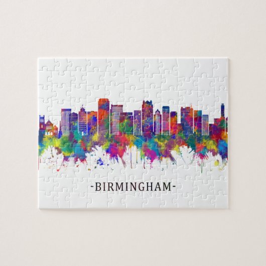 Birmingham Alabama Skyline Legpuzzel (Horizontaal)