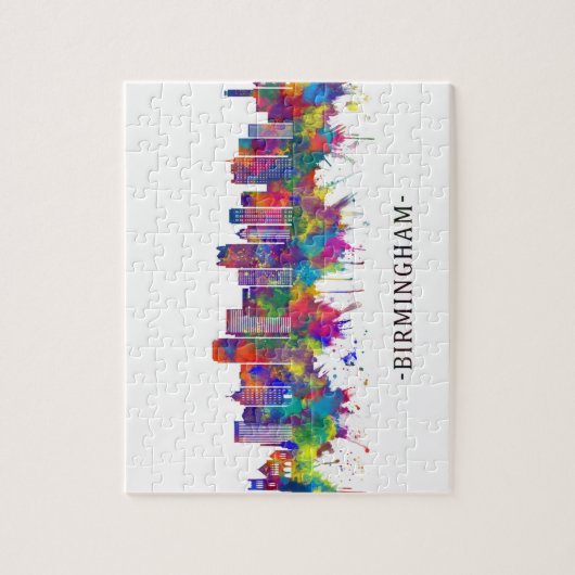 Birmingham Alabama Skyline Legpuzzel (Verticaal)