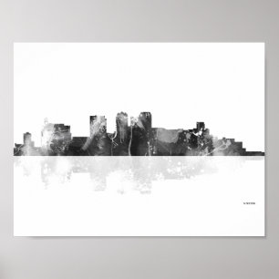 Birmingham Alabama Skyline Poster