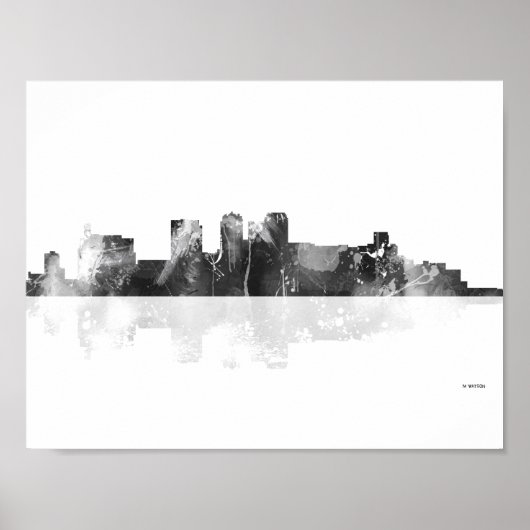Birmingham Alabama Skyline Poster (Voorkant)