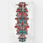 Birmingham Alabama Skyline Spandoek (Verticaal)