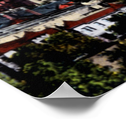 Birmingham Alabama Skyline Uitzicht Poster (Hoek)