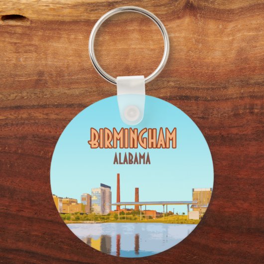 Birmingham Alabama Sleutelhanger (Voorkant)