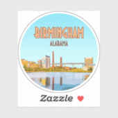 Birmingham Alabama Sticker (Vel)