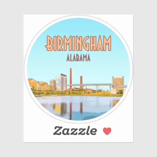 Birmingham Alabama Sticker (Vel)