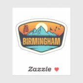 Birmingham, Alabama Sticker (Vel)