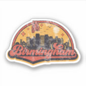 Birmingham, Alabama Sticker (Voorkant)