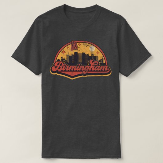 Birmingham, Alabama T-shirt (Design voorkant)