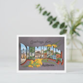 Birmingham Alabama Travel US City Briefkaart (Staand voorkant)