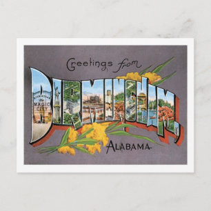 Birmingham Alabama Travel US City Briefkaart