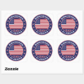 Birmingham, Alabama, Verenigde Staten Vierkante Sticker (Vel)