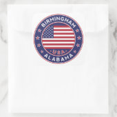 Birmingham, Alabama, Verenigde Staten Vierkante Sticker (Tas)
