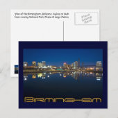 Birmingham, Alabama, VS. Briefkaart (Voorkant / Achterkant)
