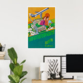 Birmingham Art Alabama Print Southern Airlines (Thuiskantoor)
