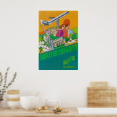 Birmingham Art Alabama Print Southern Airlines (Keuken)