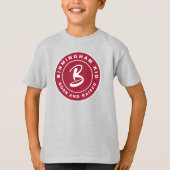 Birmingham Bama Kind Geboren Crimson Fitness Retro T-shirt (Voorkant)