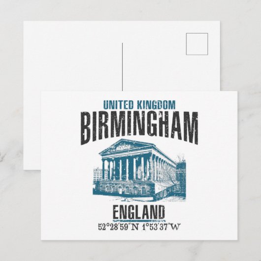 Birmingham Briefkaart (Voorkant / Achterkant)