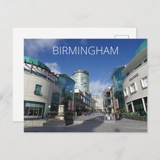 Birmingham Briefkaart (Voorkant / Achterkant)