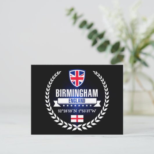 Birmingham Briefkaart (Staand voorkant)